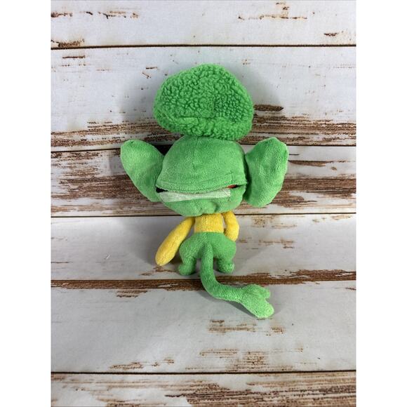 Pokemon Black and White Pansage To Pokeball Reversible Plush 2011 Jakks Pacific - Picture 2 of 3